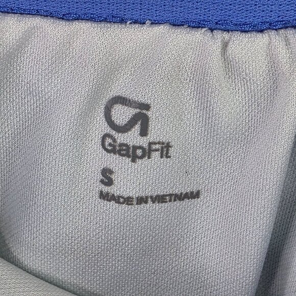 Womens Gap Fit Blue Athletic Running Shorts Lined 3" Inseam Elastic Waist Size S - Picture 3 of 11